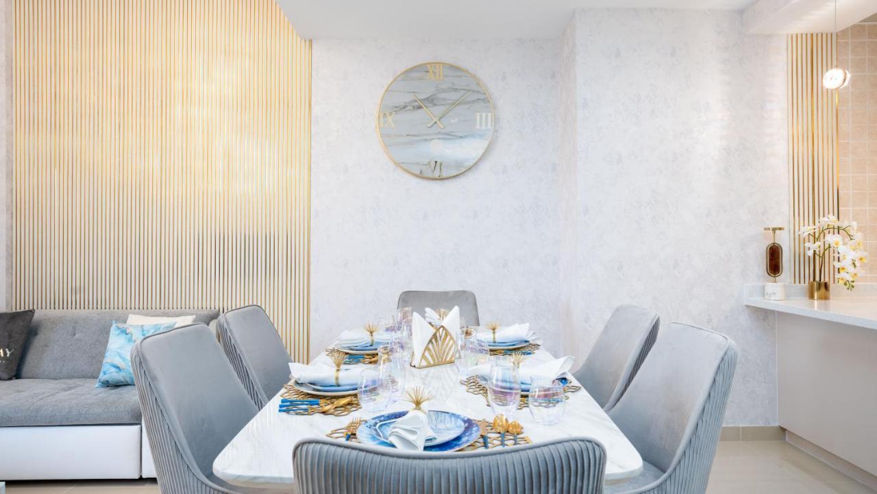 Exclusive Retreat Globalstay'S New 3Br Townhouse With Private Pool دبي المظهر الخارجي الصورة