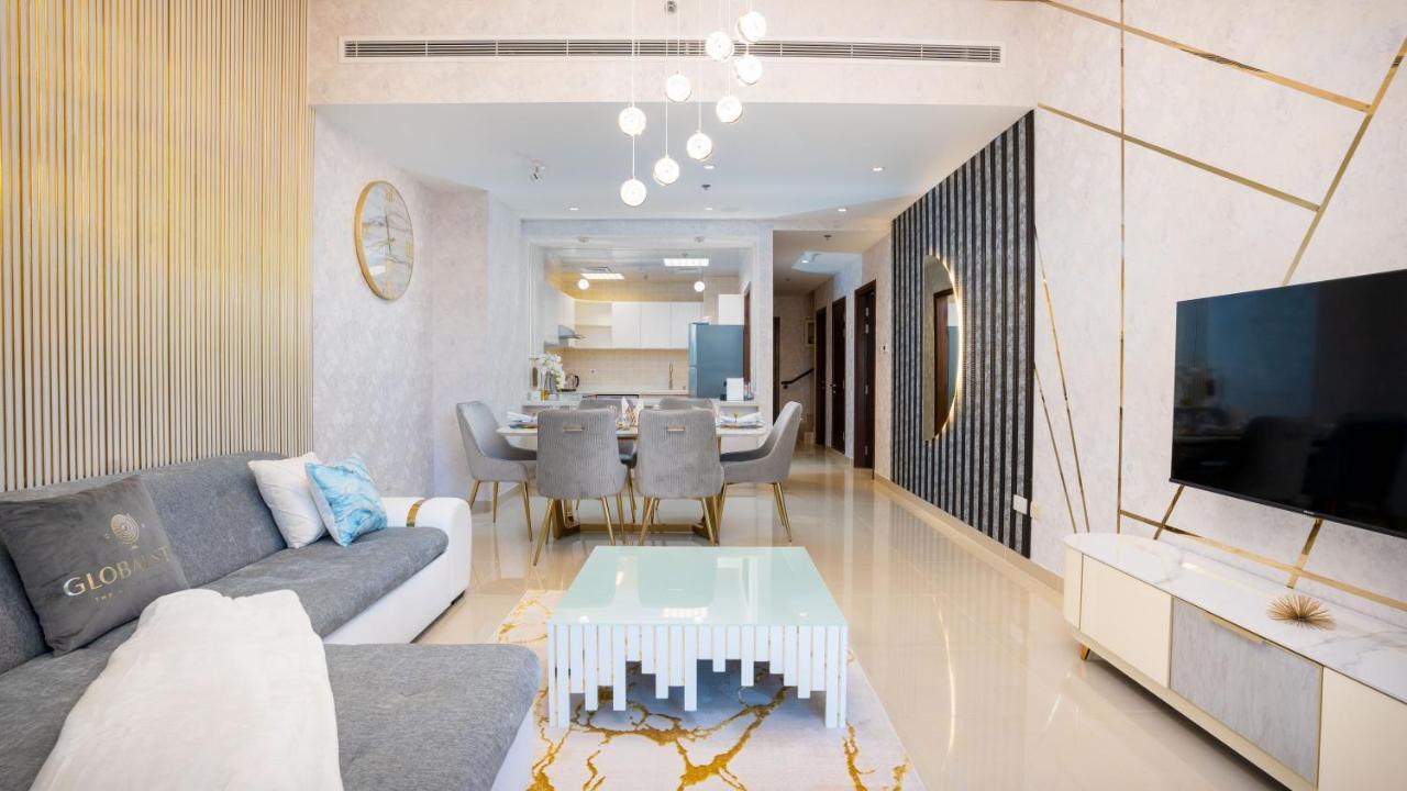 Exclusive Retreat Globalstay'S New 3Br Townhouse With Private Pool دبي المظهر الخارجي الصورة