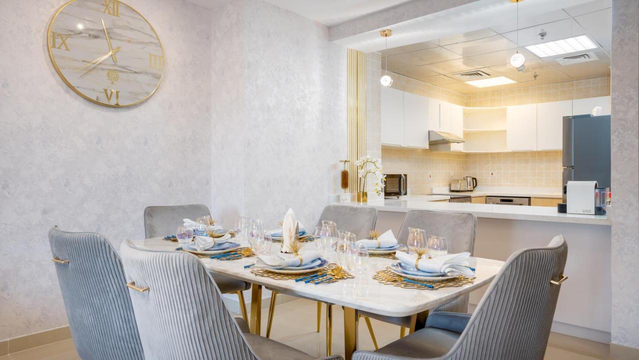 Exclusive Retreat Globalstay'S New 3Br Townhouse With Private Pool دبي المظهر الخارجي الصورة